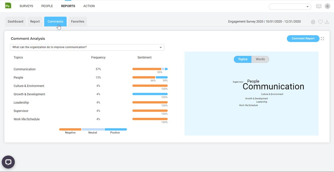 New Comments Tab